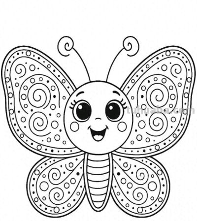 蝴蝶的简笔画线稿图 - 今日头条