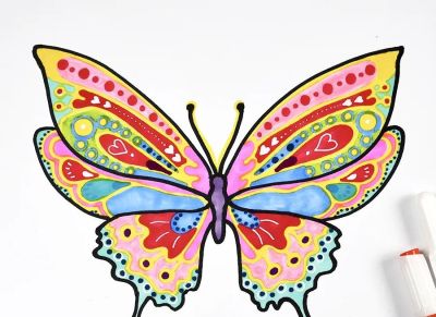 儿童画教程 | 探秘昆虫王国 —— 彩蝶翩翩飞 - 图画吧TUHUABA