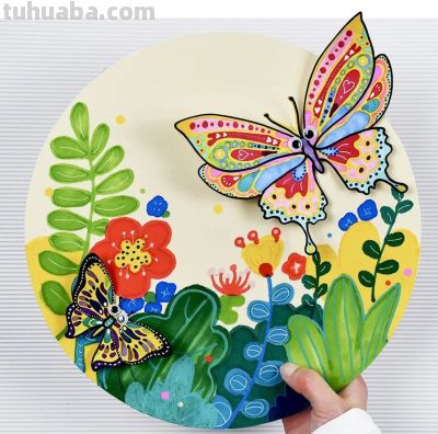 儿童画教程 | 探秘昆虫王国 —— 彩蝶翩翩飞 - 图画吧TUHUABA