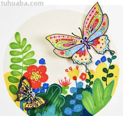 儿童画教程 | 探秘昆虫王国 —— 彩蝶翩翩飞 - 图画吧TUHUABA
