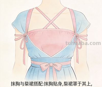 宋代汉族女子服饰之美：手绘拆解与文化内涵 - 图画吧TUHUABA