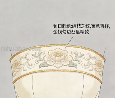 宋代汉族女子服饰之美：手绘拆解与文化内涵 - 图画吧TUHUABA