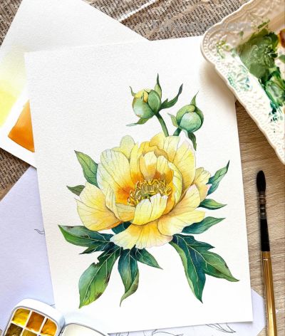 画一幅水彩“花卉”，是画家最好的一首诗 - 图画吧TUHUABA