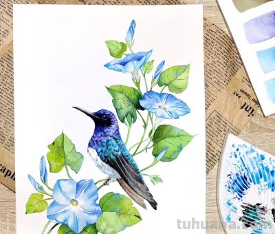 画一幅水彩“花卉”，是画家最好的一首诗 - 图画吧TUHUABA