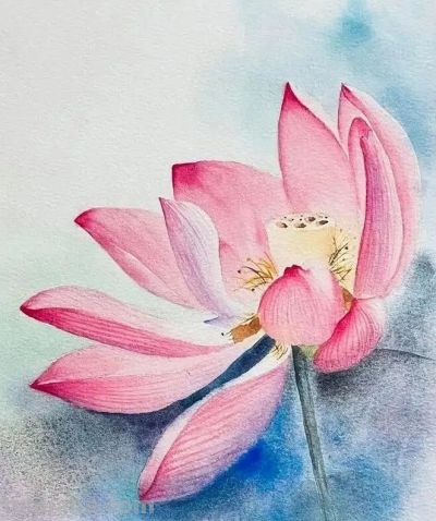 几张水彩画，简单又漂亮 - 图画吧TUHUABA