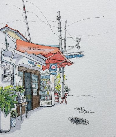 简单也是一种享受，钢笔水彩笔下的淡彩印记 - 今日头条