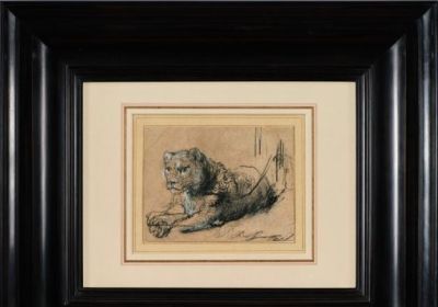 伦勃朗素描《休憩的幼狮》拍出1270万欧元高价 - 图画吧TUHUABA