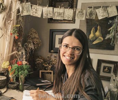 太爽了！4年9本素描，用放大镜画细节，铅笔被她画成了“教科书” - 图画吧TUHUABA