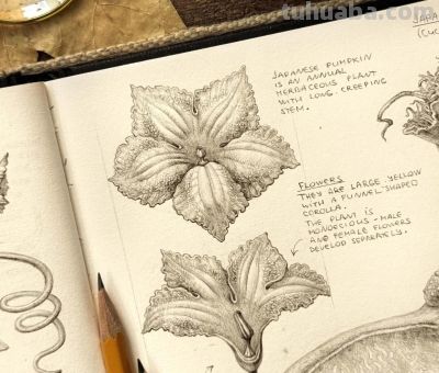 太爽了！4年9本素描，用放大镜画细节，铅笔被她画成了“教科书” - 图画吧TUHUABA