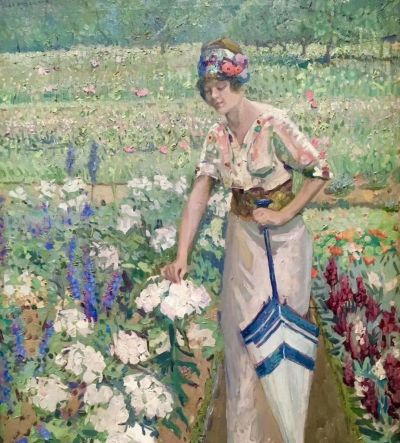 好看的色彩，Jane Peterson美国印象派代表画家作品赏！ - 图画吧TUHUABA