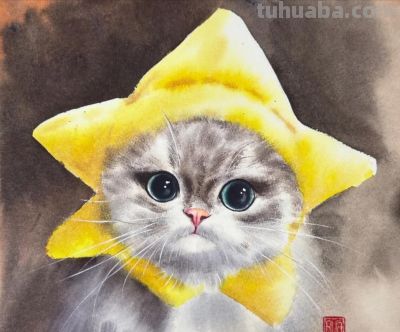 当小动物遇上水彩魔法，这波可爱暴击谁能扛得住，画风治愈到犯规 - 图画吧TUHUABA