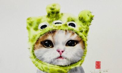 当小动物遇上水彩魔法，这波可爱暴击谁能扛得住，画风治愈到犯规 - 今日头条