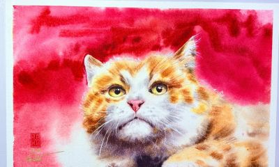 当小动物遇上水彩魔法，这波可爱暴击谁能扛得住，画风治愈到犯规 - 图画吧TUHUABA