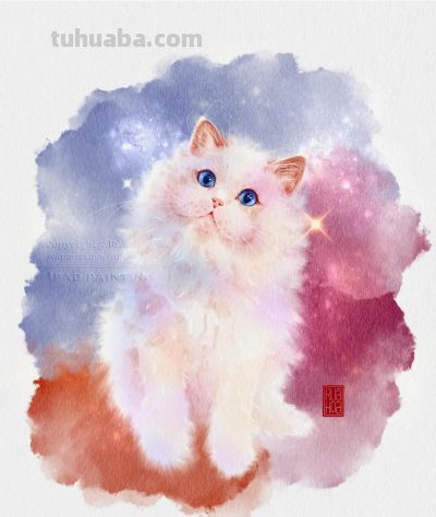 当小动物遇上水彩魔法，这波可爱暴击谁能扛得住，画风治愈到犯规 - 图画吧TUHUABA