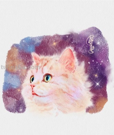 当小动物遇上水彩魔法，这波可爱暴击谁能扛得住，画风治愈到犯规 - 图画吧TUHUABA