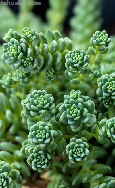 唯美壁纸 l 多肉植物-叶子和花瓣一样的植物。#微距摄影##多肉# - 图画吧TUHUABA