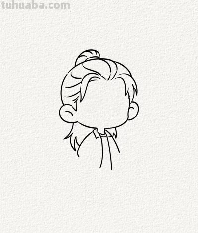 简笔勾勒帅气男孩丨涂鸦简笔画分享 - 图画吧TUHUABA