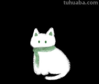 头像｜简笔画小猫头像 - 图画吧TUHUABA