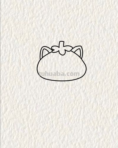 温柔惹人怜的乖乖猫丨画个简笔画分享 - 图画吧TUHUABA