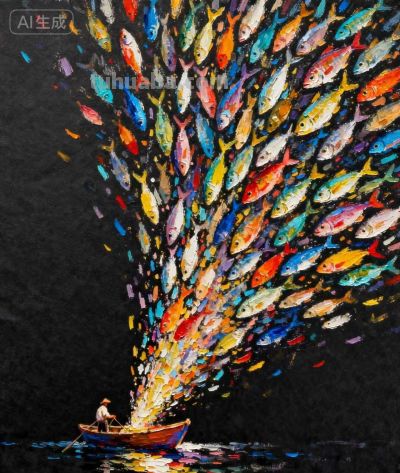 一大波彩色鱼来袭，也太震憾了吧 - 图画吧TUHUABA