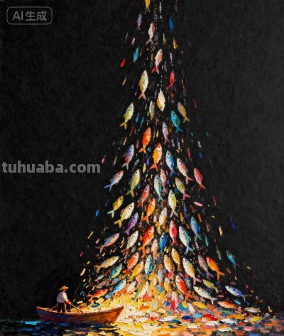 一大波彩色鱼来袭，也太震憾了吧 - 图画吧TUHUABA