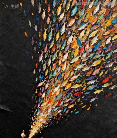 一大波彩色鱼来袭，也太震憾了吧 - 图画吧TUHUABA