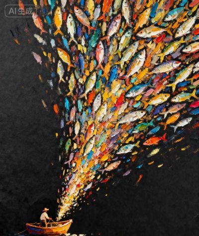 一大波彩色鱼来袭，也太震憾了吧 - 图画吧TUHUABA