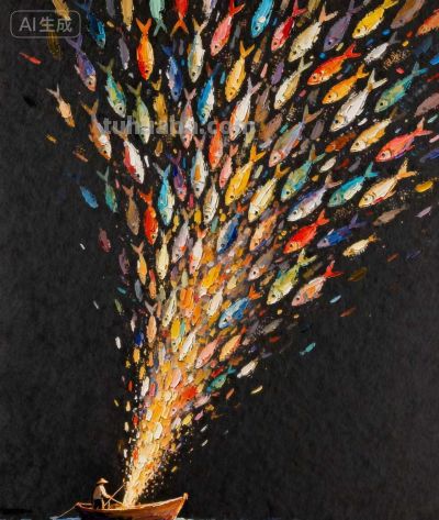 一大波彩色鱼来袭，也太震憾了吧 - 图画吧TUHUABA