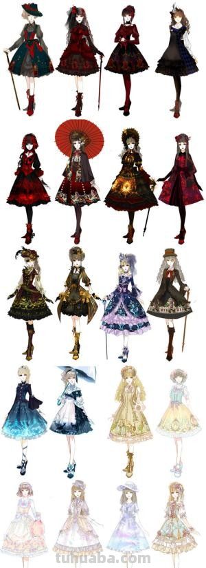 女士服装和女士动漫服装图片，祝大家鸿运当头 - 图画吧TUHUABA