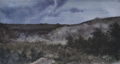 沉郁的诗性 —— 张向东 “奇异的风景” 系列水彩作品赏析 - 图画吧TUHUABA