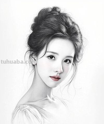 听说黑白照片好看的才是真好看？看看女明星的素描画像谁最美 - 图画吧TUHUABA