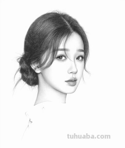 听说黑白照片好看的才是真好看？看看女明星的素描画像谁最美 - 图画吧TUHUABA