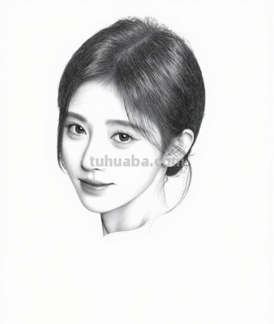 听说黑白照片好看的才是真好看？看看女明星的素描画像谁最美 - 图画吧TUHUABA