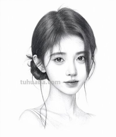听说黑白照片好看的才是真好看？看看女明星的素描画像谁最美 - 图画吧TUHUABA
