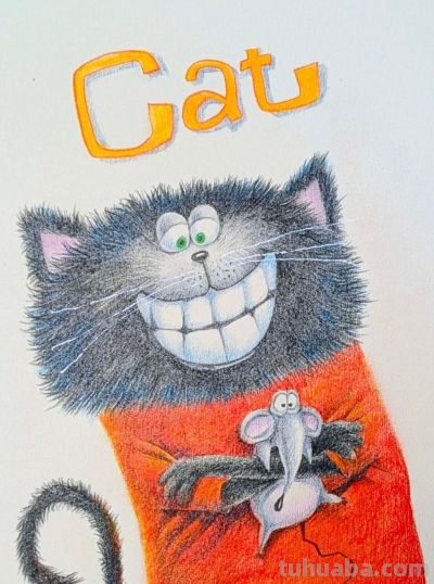 动物水彩画 - 图画吧TUHUABA