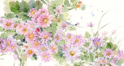 治愈风插画：花草、萌猫、古意小景，在画里找到治愈心灵的角落 - 图画吧TUHUABA