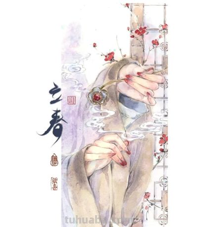 治愈风插画：花草、萌猫、古意小景，在画里找到治愈心灵的角落 - 图画吧TUHUABA
