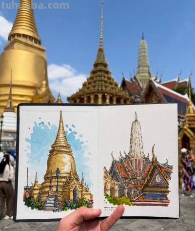 可以，这速写让人刮目相看，偷偷爱上的感觉 - 图画吧TUHUABA