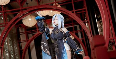 虎森森 原神 申鹤·冷花幽露COS - 今日头条