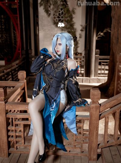 虎森森 原神 申鹤·冷花幽露COS - 图画吧TUHUABA