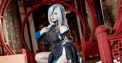 虎森森 原神 申鹤·冷花幽露COS - 图画吧TUHUABA