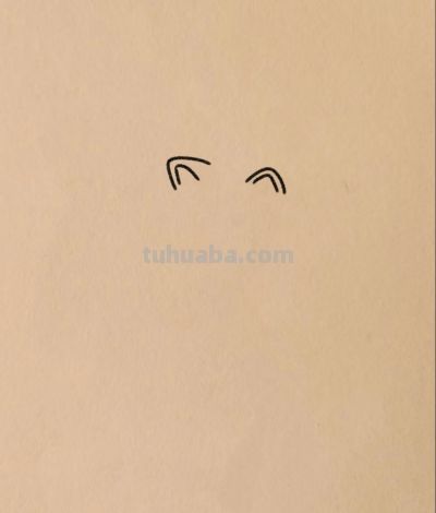 小猫挡坏事 好运自然来丨小白爱画画简笔画分享 - 图画吧TUHUABA
