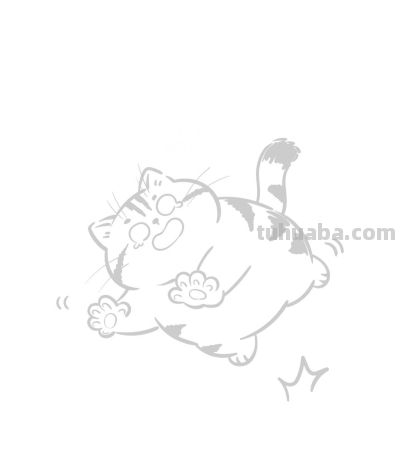猫咪摔跤记 调皮又好笑丨涂鸦简笔画分享 - 图画吧TUHUABA
