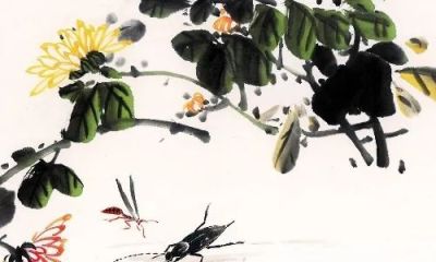 水墨昆虫，画的太好了！ - 图画吧TUHUABA