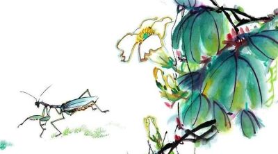 水墨昆虫，画的太好了！ - 图画吧TUHUABA