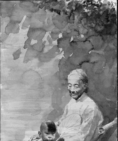 融合水彩技法的写实水墨画,夏葆元、林旭东的连环画,全国二等奖 - 今日头条 融合水彩技法的写实水墨画,夏葆元、林旭东的连环画,全国二等奖 - 图画吧TUHUABA