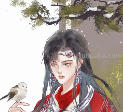 水彩晕染的古风群像，每一位都像从仙侠话本里走出来 - 图画吧TUHUABA