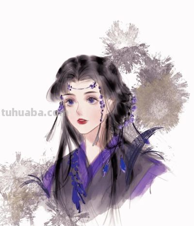 水彩晕染的古风群像，每一位都像从仙侠话本里走出来 - 图画吧TUHUABA