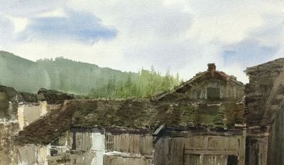 乡野和风——方晓龙水彩写生作品展 - 今日头条 乡野和风——方晓龙水彩写生作品展 - 图画吧TUHUABA