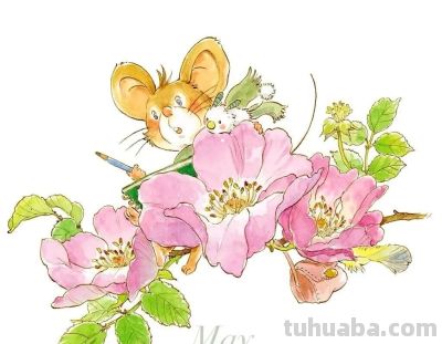 日本插画师Makiko Inatome的一组温柔治愈的水彩童话插画 - 图画吧TUHUABA